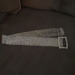 Vintage rhinestone belt